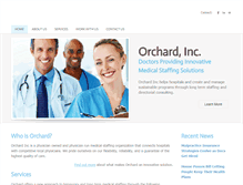 Tablet Screenshot of orchardcorp.com